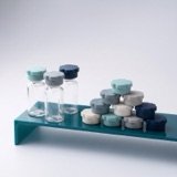Silicone dust caps for vials — laboratory equipment