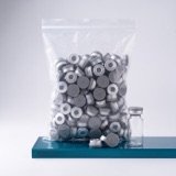 Aluminium flip-off seals — laboratory equipment