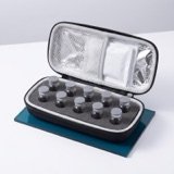 Insulated EVA pouch with ice packs — laboratory equipment