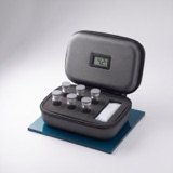 Insulated vial case with LCD display — laboratory equipment