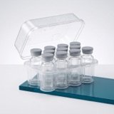 Clear fridge organiser for vials — laboratory equipment